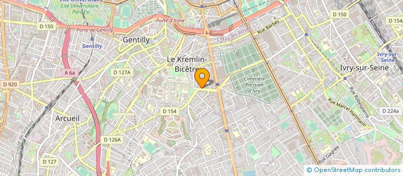 localisation de l'entreprise MONSIEUR ARA ASLANIAN à LE KREMLIN-BICETRE