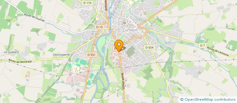 localisation de l'entreprise MONSIEUR ARA GASPARYAN  CONDOM