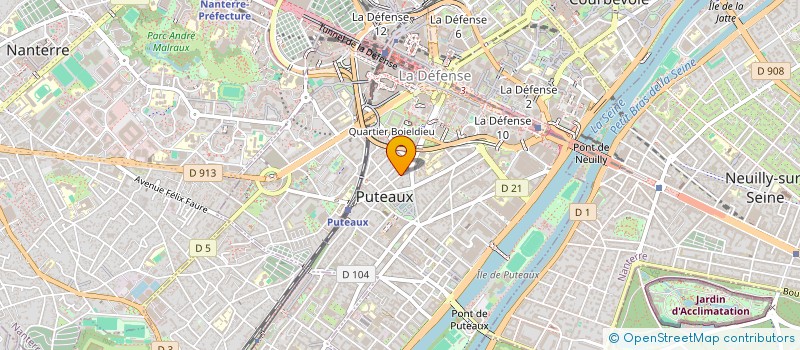 localisation de l'entreprise MONSIEUR ARA MOUSSAIAN à PUTEAUX
