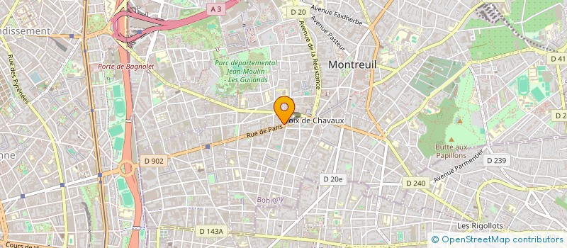 localisation de l'entreprise MONSIEUR ARAB AIT AOUDIA à MONTREUIL