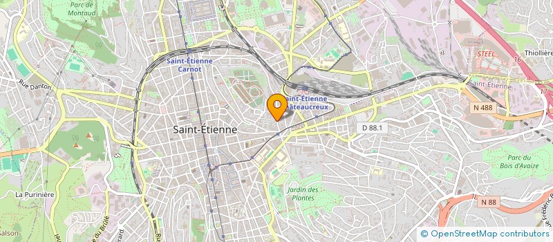 localisation de l'entreprise MONSIEUR ARAB BEN BELKACEM  SAINT-ETIENNE