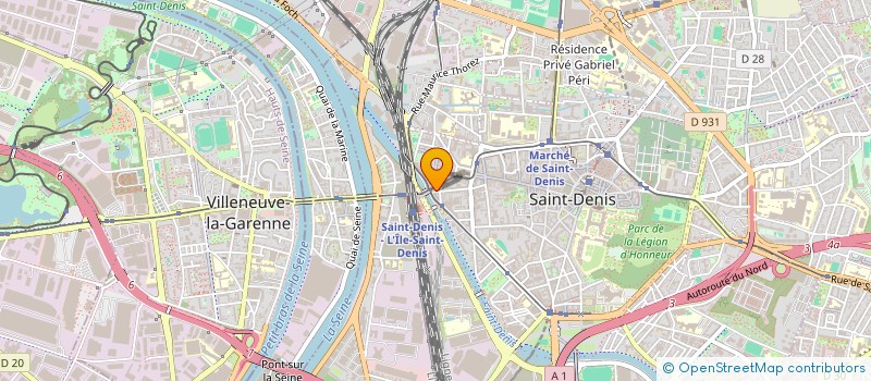 localisation de l'entreprise MONSIEUR ARAB BEN IHADDADENE  SAINT-DENIS