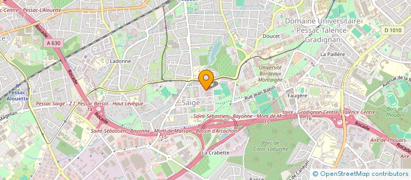 localisation de l'entreprise MONSIEUR ARAB CHETOUHI  PESSAC