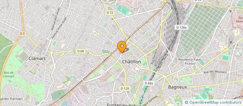 localisation de l'entreprise MONSIEUR ARAB OUANES à CHATILLON