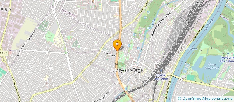 localisation de l'entreprise MONSIEUR ARAB OULD LAMARA  JUVISY-SUR-ORGE