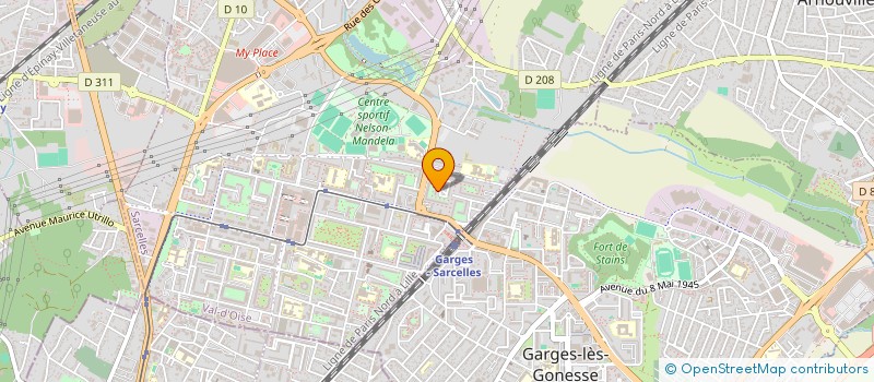 localisation de l'entreprise MONSIEUR ARAB ZADRAN  SARCELLES