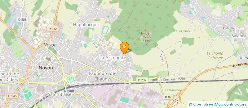 localisation de l'entreprise MONSIEUR ARABGUL ZADRAN  NOYON