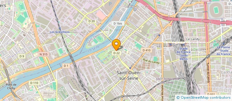 localisation de l'entreprise MONSIEUR ARABO MLKHOYAN à SAINT-OUEN-SUR-SEINE