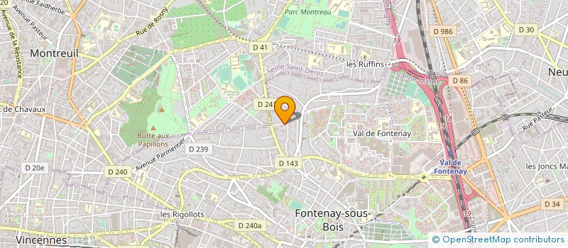 localisation de l'entreprise MONSIEUR ARACILDO GONCALVES ALVES JUNIOR à FONTENAY-SOUS-BOIS