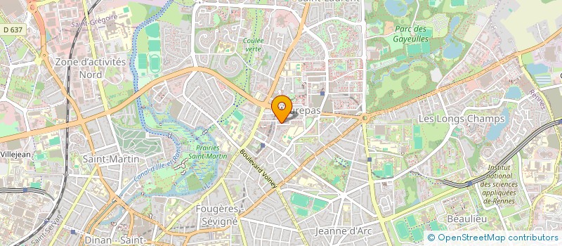 localisation de l'entreprise MONSIEUR ARAFAN KEITA  RENNES