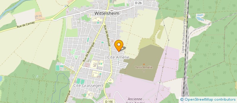 localisation de l'entreprise MONSIEUR ARAFAT HOSEN  WITTELSHEIM