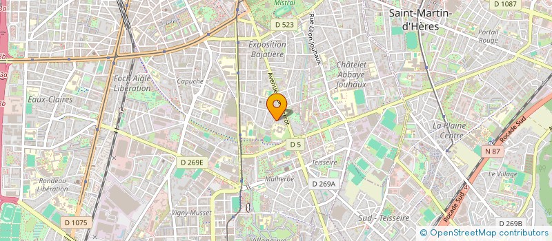localisation de l'entreprise MONSIEUR ARAFET REJEB  GRENOBLE