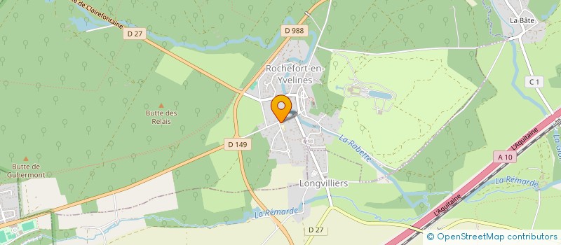 localisation de l'entreprise MONSIEUR ARAFNA GUEYE  ROCHEFORT-EN-YVELINES