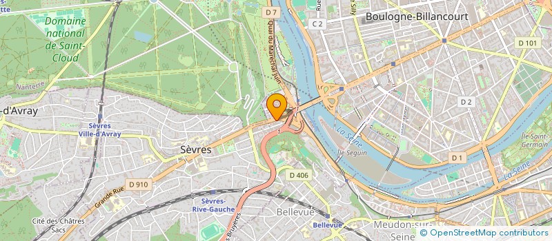 localisation de l'entreprise MONSIEUR ARAGAN KOSTIC à SEVRES