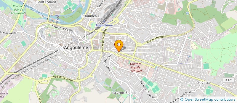 localisation de l'entreprise MONSIEUR ARAM ARUSTAMIAN à ANGOULEME
