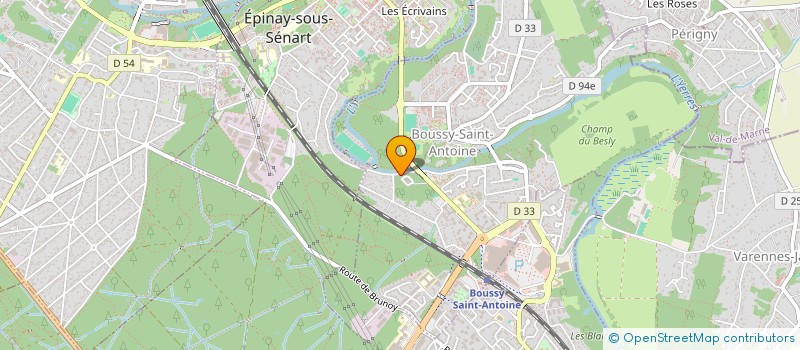 localisation de l'entreprise MONSIEUR ARAM MANASERYAN  BOUSSY-SAINT-ANTOINE