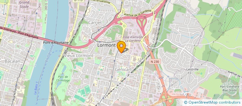 localisation de l'entreprise MONSIEUR ARAMAYIS MAZHANGULYAN  LORMONT