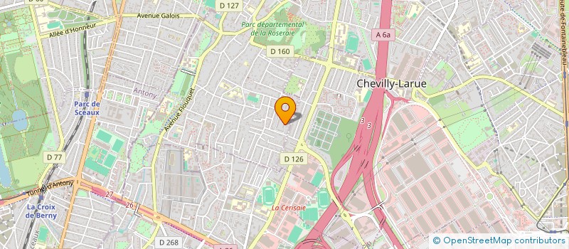 localisation de l'entreprise MONSIEUR ARAMIS COMESANA FERNANDEZ  L'HAY-LES-ROSES