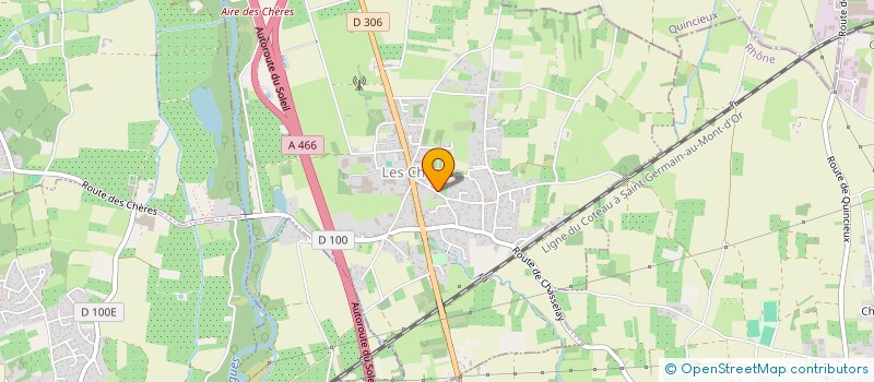 localisation de l'entreprise MONSIEUR ARAMIS FOURNET  LES CHERES