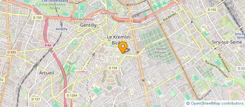 localisation de l'entreprise MONSIEUR ARAMIS LEHRY à LE KREMLIN-BICETRE