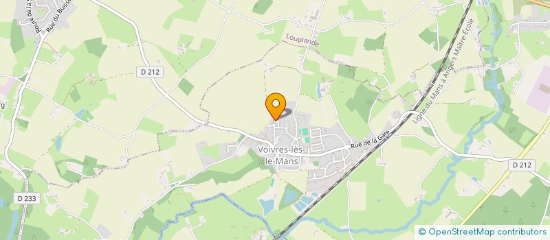 localisation de l'entreprise MONSIEUR ARANUD ROSAY  VOIVRES-LES-LE-MANS