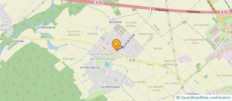 localisation de l'entreprise MONSIEUR ARARAT SRAPIAN  SAINT-SULPICE-DE-POMMERAY