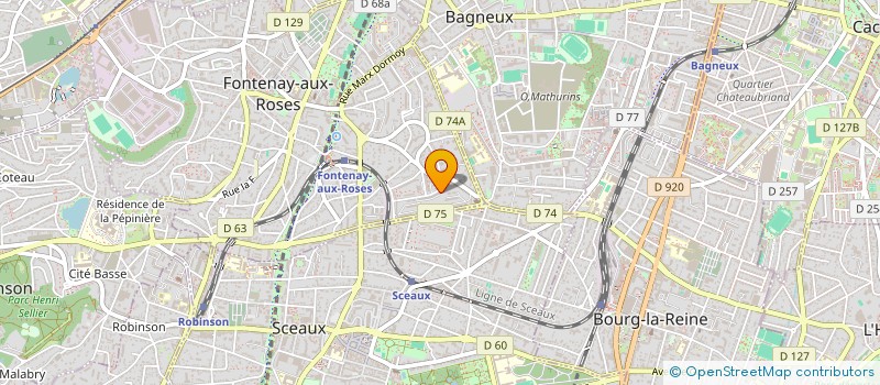 localisation de l'entreprise MONSIEUR ARARAT YEROYAN à FONTENAY-AUX-ROSES