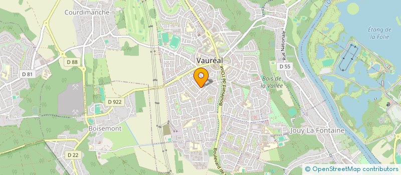 localisation de l'entreprise MONSIEUR ARAS BENKERROU à VAUREAL