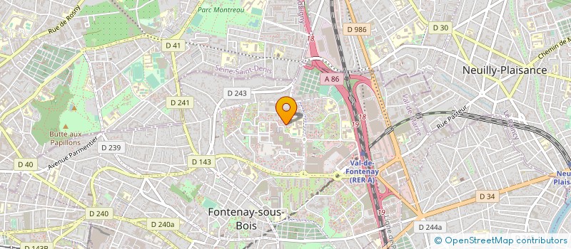 localisation de l'entreprise MONSIEUR ARASH FOULADVAND à FONTENAY-SOUS-BOIS