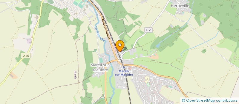 localisation de l'entreprise MONSIEUR ARASH HEDAYAT GHORTOULMESH  MAREIL-SUR-MAULDRE