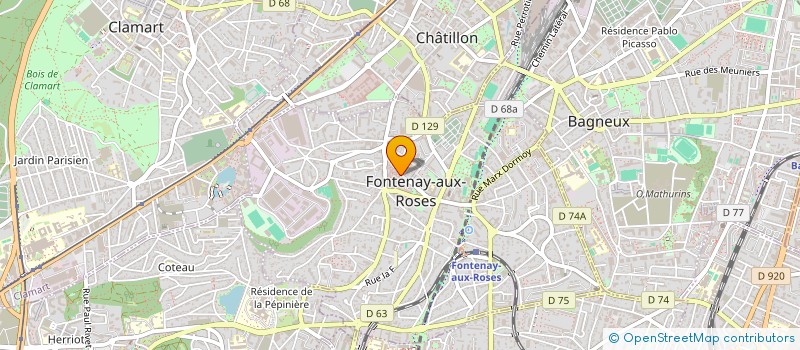 localisation de l'entreprise MONSIEUR ARASH JABARI à FONTENAY-AUX-ROSES