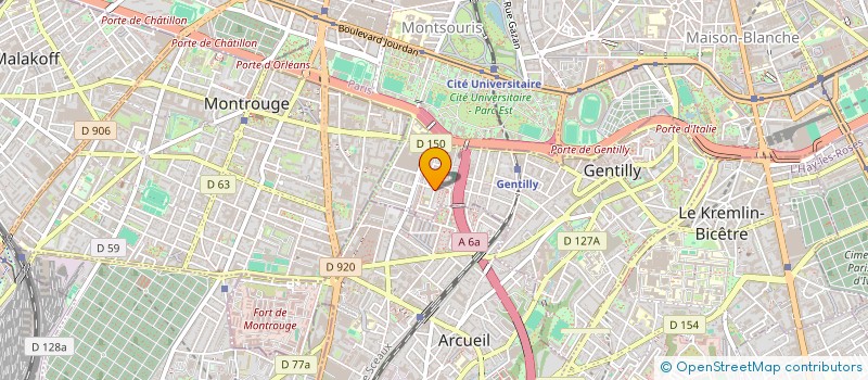 localisation de l'entreprise MONSIEUR ARASH NASSIRI MASOULEH ARASH à GENTILLY