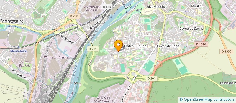 localisation de l'entreprise MONSIEUR ARAYA GEBREMARYAM  CREIL