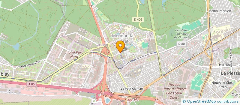 localisation de l'entreprise MONSIEUR ARAYIK AZIZYAN à MEUDON