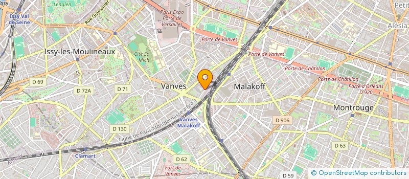 localisation de l'entreprise MONSIEUR ARAZKI LEBSIR  VANVES