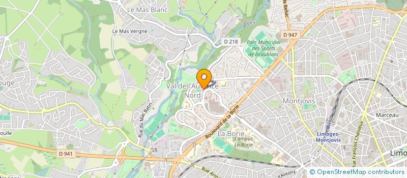 localisation de l'entreprise MONSIEUR ARBAB HASSAN HASSAN à LIMOGES
