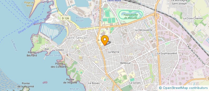 localisation de l'entreprise MONSIEUR ARBAZ FAIZ  SAINT-MALO