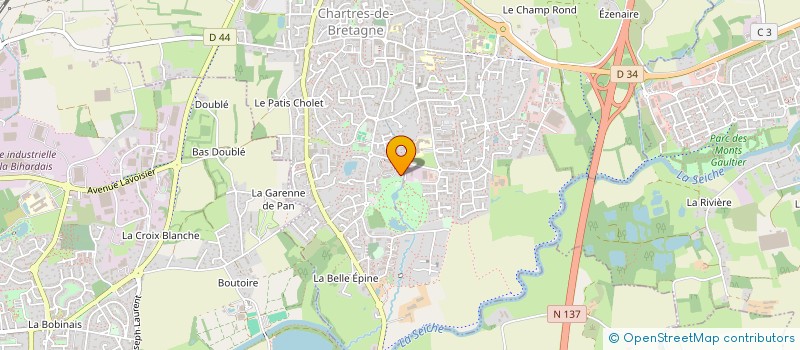 localisation de l'entreprise MONSIEUR ARBEN AHMETI  CHARTRES-DE-BRETAGNE