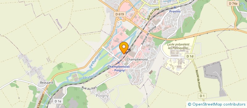 localisation de l'entreprise MONSIEUR ARBEN BAJRAKTARI à POIGNY