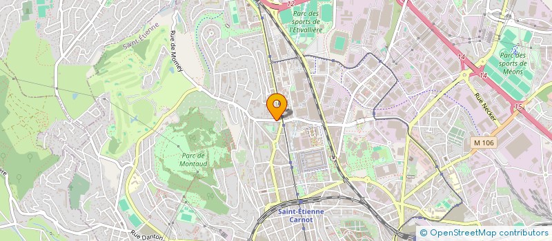 localisation de l'entreprise MONSIEUR ARBEN BEJLERAJ  SAINT-ETIENNE