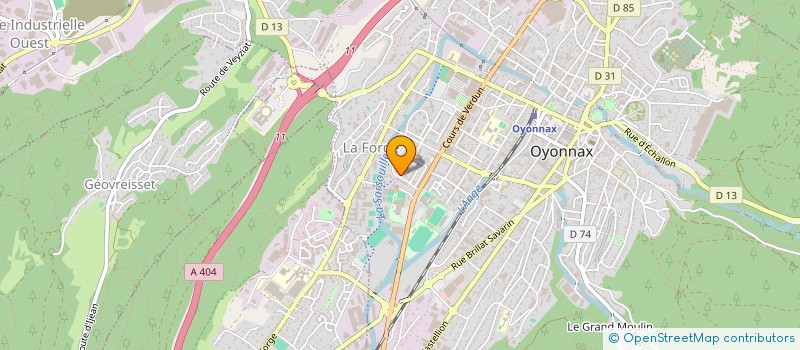 localisation de l'entreprise MONSIEUR ARBEN SYLA à OYONNAX