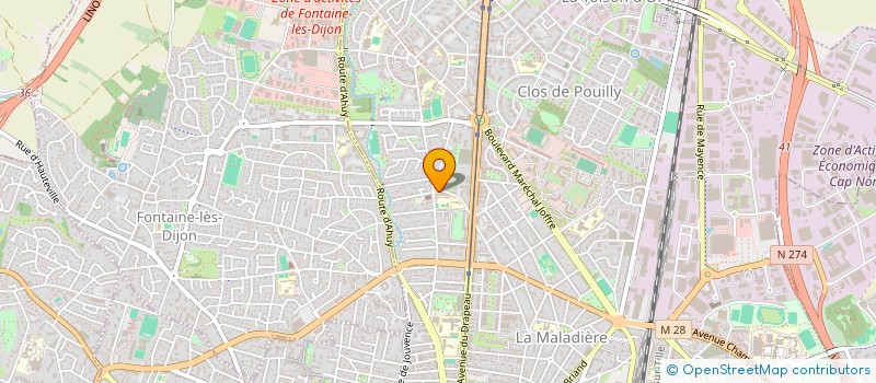 localisation de l'entreprise MONSIEUR ARBEN THACI  DIJON