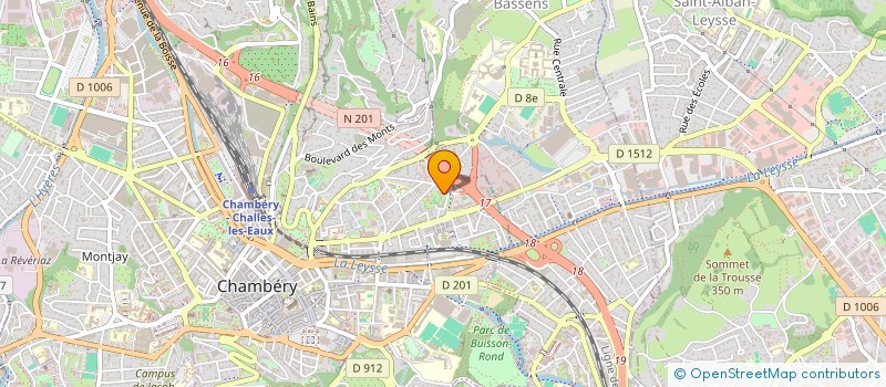 localisation de l'entreprise MONSIEUR ARBER GJOJDESHI  CHAMBERY