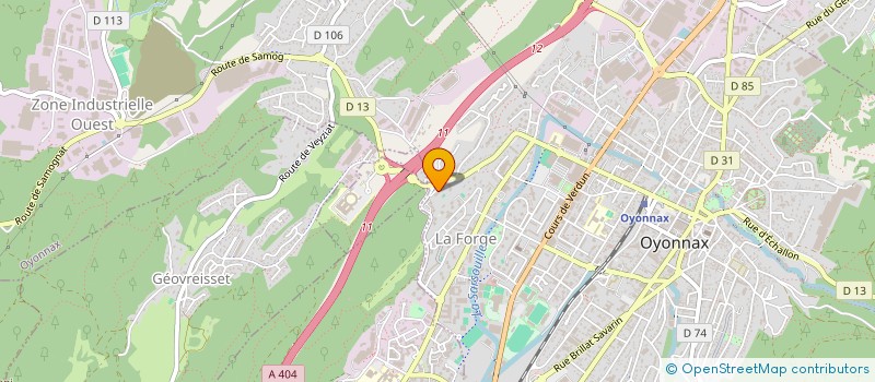 localisation de l'entreprise MONSIEUR ARBESJAN MULAKI à OYONNAX