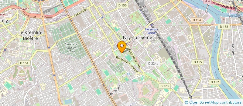 localisation de l'entreprise MONSIEUR ARBI JAUPI  IVRY-SUR-SEINE