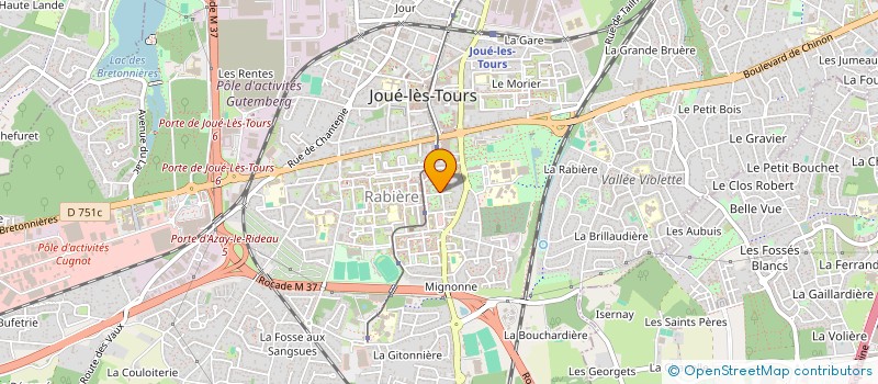localisation de l'entreprise MONSIEUR ARBI KHATSIEV à JOUE-LES-TOURS