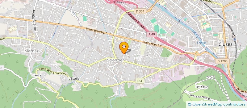 localisation de l'entreprise MONSIEUR ARBNOR HOTI  SCIONZIER