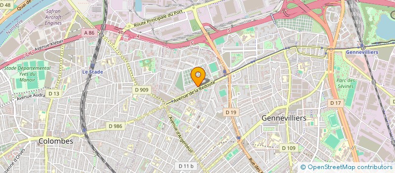 localisation de l'entreprise MONSIEUR ARCADIE MAIMESCU à ASNIERES-SUR-SEINE