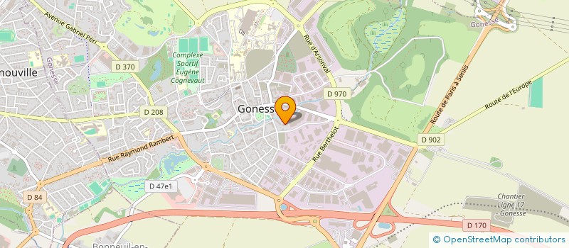 localisation de l'entreprise MONSIEUR ARCADIE ROPOT à GONESSE