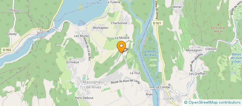 localisation de l'entreprise MONSIEUR ARCADIO MARZAL à MASSIGNIEU-DE-RIVES
